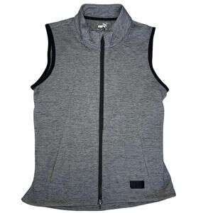 🐾 Puma Gray Zip‑Up Sleeveless Vest ⚡️ Size S